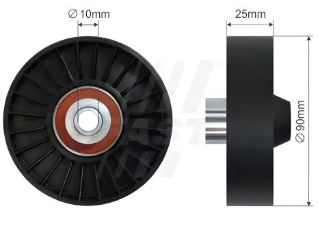 Натяжний ролик поліклінового ременя для IVECO DAILY, FIAT DUCATO, FAST (FT44548) Натяжний ролик поліклінового ременя для IVECO DAILY, FIAT DUCATO, FAST (FT44548)