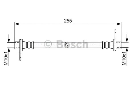 Шланг тормозной MITSUBISHI ASX, BOSCH (1987481585)
