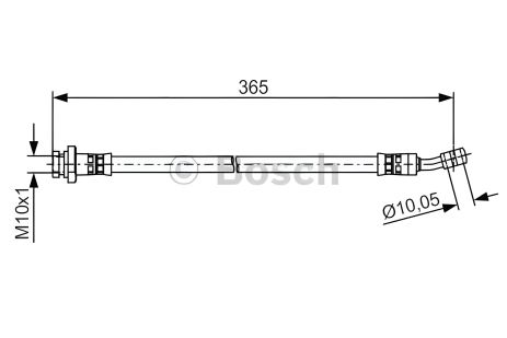 Гальмівний шланг KIA SPORTAGE, HYUNDAI TUCSON, BOSCH (1987481499)