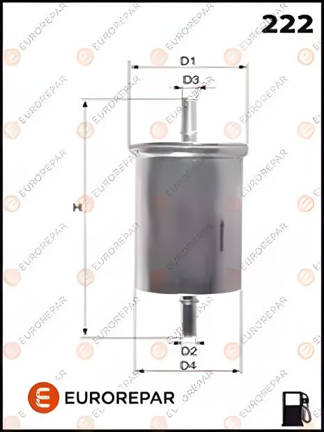 Топливный фильтр NISSAN NP300, OPEL VIVARO, EUROREPAR (E145064) Топливный фильтр NISSAN NP300, OPEL VIVARO, EUROREPAR (E145064)