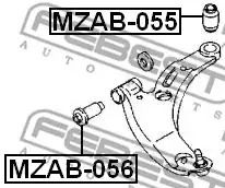 Сайлентблок рычага MAZDA PREMACY, FEBEST (MZAB055)