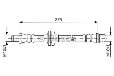 Brake Renault Master, Bosch (1987481695)