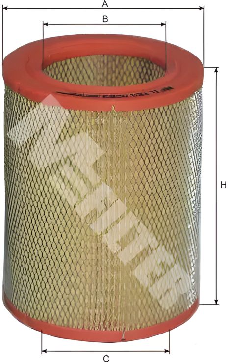 Воздушный фильтр для IVECO DAILY, TATA LOADBETA, M-FILTER (A263) Воздушный фильтр для IVECO DAILY, TATA LOADBETA, M-FILTER (A263)