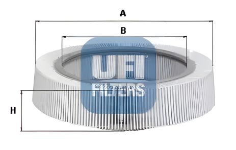 Повітряний фільтр RENAULT MEGANE, UFI (3096900)