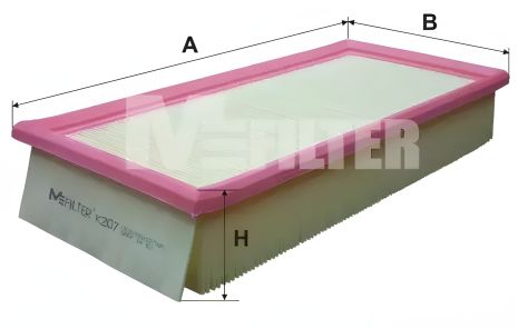 ALPINA B10 повітряний фільтр, BMW 5, M-FILTER (K207)