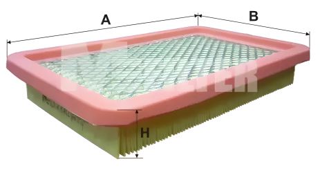 Воздушный фильтр для FORD USA и MAZDA MX-5, M-FILTER (K412) Воздушный фильтр для FORD USA и MAZDA MX-5, M-FILTER (K412)