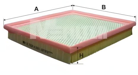 Воздушный фильтр OPEL ASTRA, OPEL KADETT, M-FILTER (K181) Воздушный фильтр OPEL ASTRA, OPEL KADETT, M-FILTER (K181)