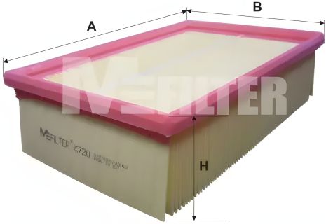 Воздушный фильтр CITROËN C4, PEUGEOT 307, M-FILTER (K720)