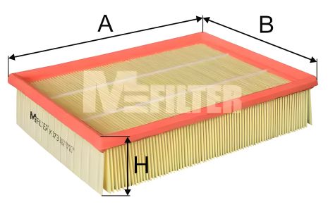 Воздушный фильтр для SKODA SUPERB, VW PASSAT, M-FILTER (K173) Воздушный фильтр для SKODA SUPERB, VW PASSAT, M-FILTER (K173)