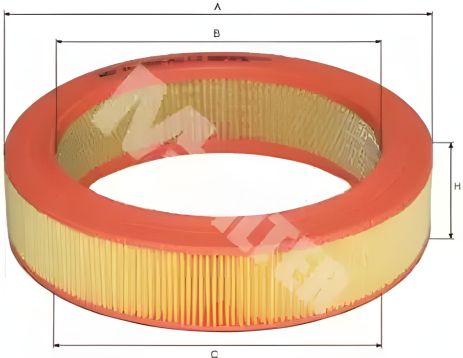 Воздушный фильтр для RENAULT SUPER от M-FILTER (A112) Воздушный фильтр для RENAULT SUPER от M-FILTER (A112)