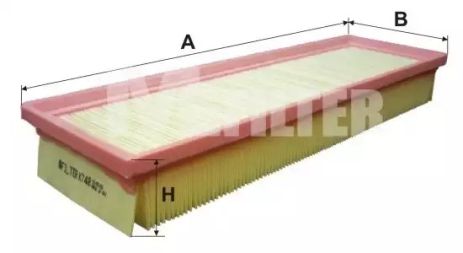 Фильтр воздушный PEUGEOT 207, CITROËN C3, M-FILTER (K748)