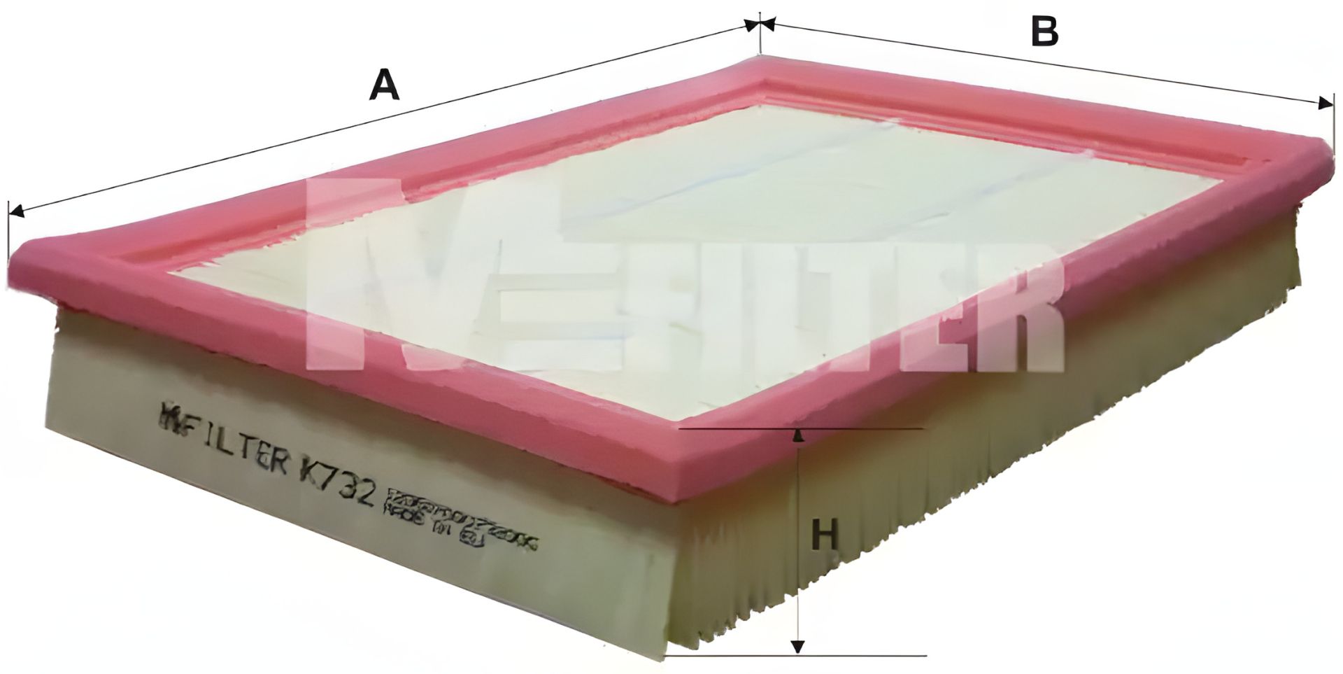 Воздушный фильтр FORD USA, MAZDA 121, M-FILTER (K732) Воздушный фильтр FORD USA, MAZDA 121, M-FILTER (K732)