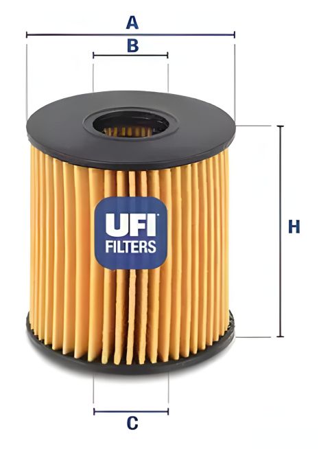 Оливний фільтр OPEL GRANDLAND, TOYOTA PROACE, UFI (2506000)