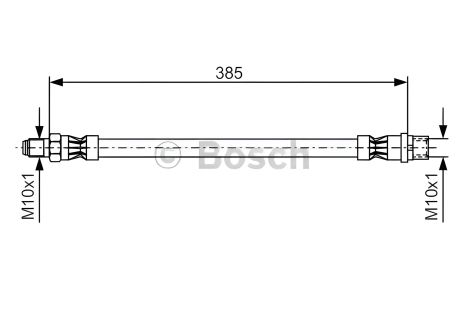 Тормозной шланг MERCEDES-BENZ E-CLASS, BOSCH (1987476439)