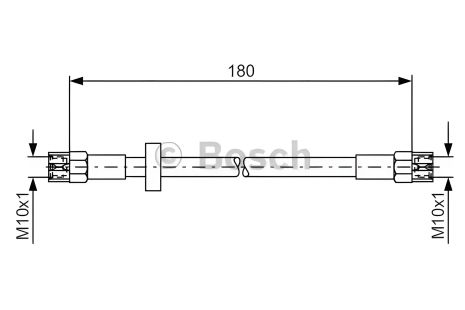 Шланг тормозной AUDI A6, VW PASSAT, BOSCH (1987476216) Шланг тормозной AUDI A6, VW PASSAT, BOSCH (1987476216)