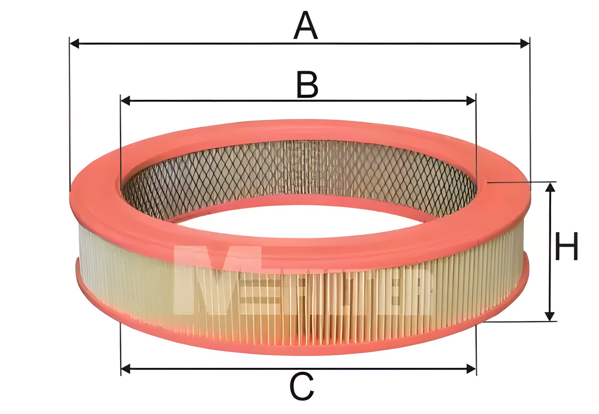 Повітряний фільтр для FORD TAUNUS та OPEL CAVALIER, M-FILTER (A270) Повітряний фільтр для FORD TAUNUS та OPEL CAVALIER, M-FILTER (A270)