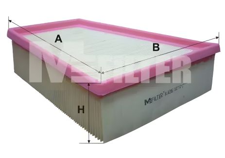Воздушный фильтр SEAT IBIZA, VW FOX, M-FILTER (K406)