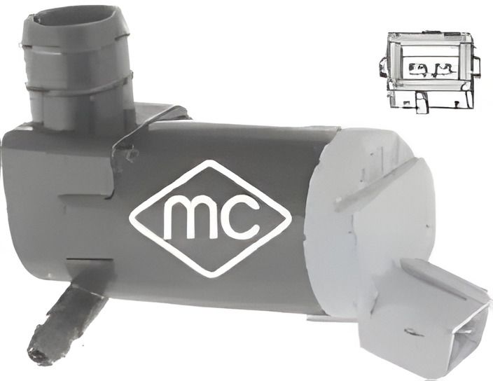 Насос для омывателя FIAT SCUDO, PEUGEOT 206+, METALCAUCHO (02068) Насос для омывателя FIAT SCUDO, PEUGEOT 206+, METALCAUCHO (02068)