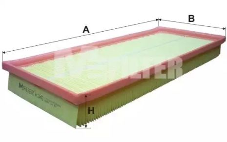 Фільтр повітряний BMW 3, M-FILTER (K340)