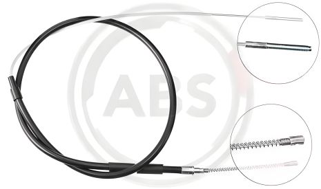 VW GOLF ручного гальма трос, A.B.S. (K11386)