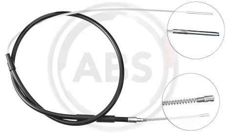 VW GOLF ручного гальма трос, A.B.S. (K11386)