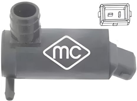 Помпа омивача FORD FOCUS, насос, мотор, METALCAUCHO (02057)