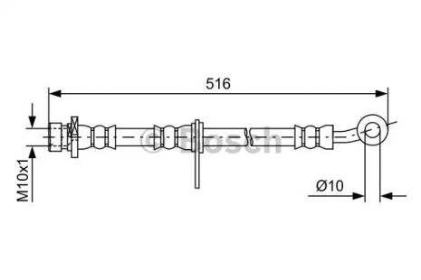 Brake Honda Accord, Bosch (1987481729)