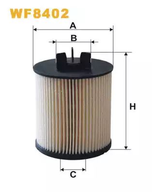Фільтр паливний AUDI A2, WIXFILTRON (WF8402)