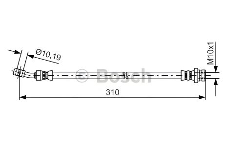 Гальмівний шланг KIA CEE'D, BOSCH (1987481417)