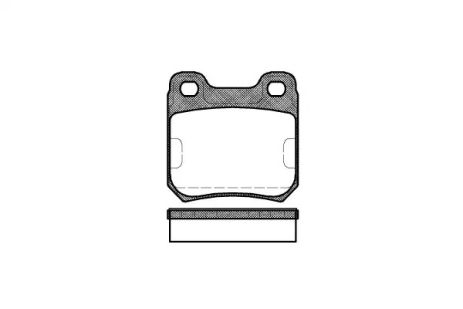 Набір гальмівних майданчиків, Сенатор Disk Brake Opel, Opel Omega, REMSA (023910)