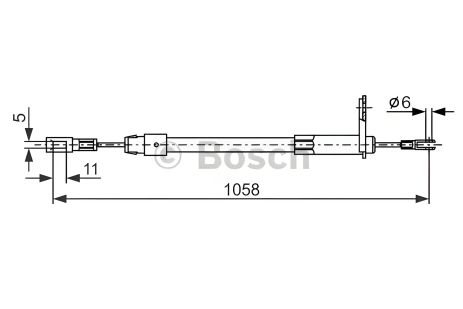 Трос ручного гальма MERCEDES-BENZ E-CLASS, BOSCH (1987477849) Трос ручного гальма MERCEDES-BENZ E-CLASS, BOSCH (1987477849)