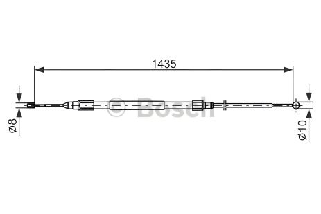 Трос гальма ручного BMW 1, BOSCH (1987477946)