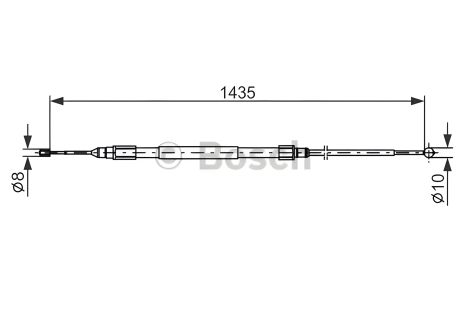 Трос ручного тормоза для BMW 1, BOSCH (1987477946) Трос ручного тормоза для BMW 1, BOSCH (1987477946)