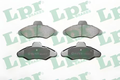 Комплект тормозных колодок для FORD ESCORT, дисковый тормоз от LPR (05P383) Комплект тормозных колодок для FORD ESCORT, дисковый тормоз от LPR (05P383)