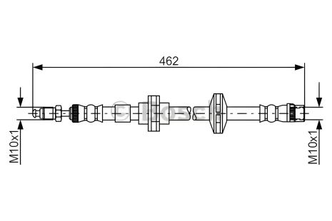 Тормозной шланг BOSCH RENAULT LAGUNA (1987481565)