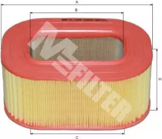 Фільтр повітряний MERCEDES-BENZ E-CLASS, M-FILTER (A552)