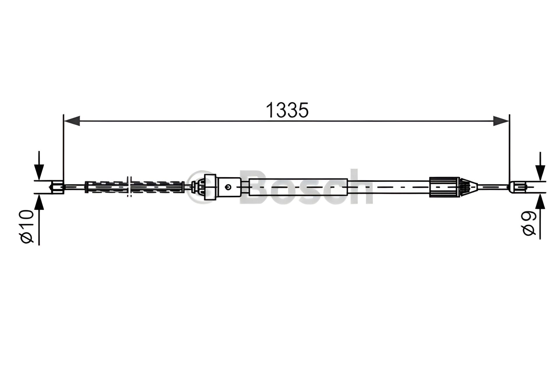 Ручного гальма трос RENAULT THALIA, BOSCH (1987477783) Ручного гальма трос RENAULT THALIA, BOSCH (1987477783)