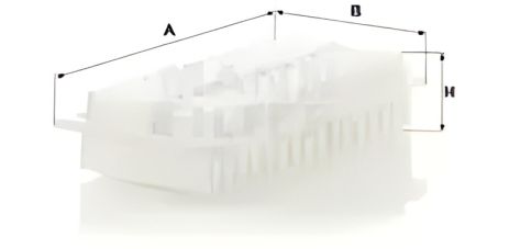 Фильтр воздушный SUBARU BRZ, TOYOTA GT, MANN C2620