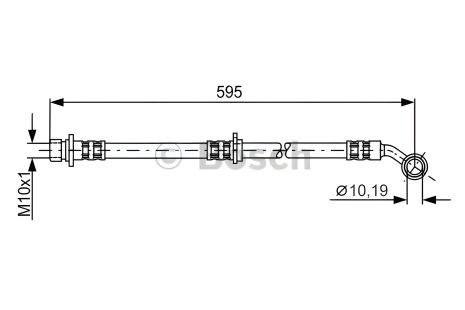 Тормозной шланг HONDA CR-V, BOSCH (1987481027)