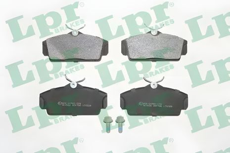 Комплект гальмівних колодок для дискових гальм NISSAN ALMERA, LPR (05P706)