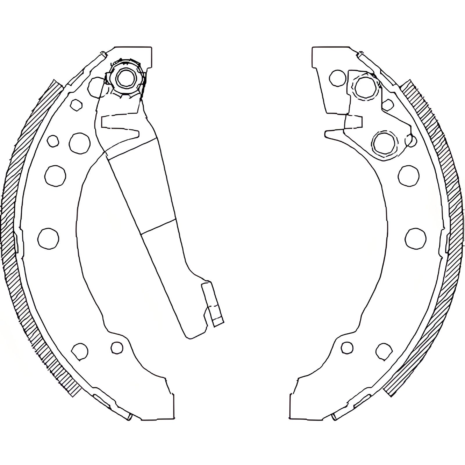 Колодки тормозные для BEDFORD CHEVANNE, SEAT CORDOBA, WOKING (Z404500) Колодки тормозные для BEDFORD CHEVANNE, SEAT CORDOBA, WOKING (Z404500)