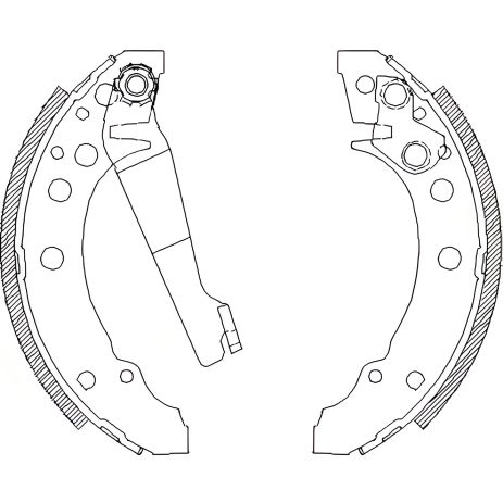 Тормозные колодки комплект для BEDFORD CHEVANNE, SEAT CORDOBA, REMSA (404500)