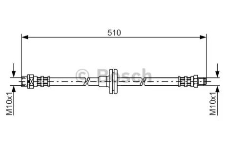 Шланг гальмівний BMW X5, BOSCH (1987476056)