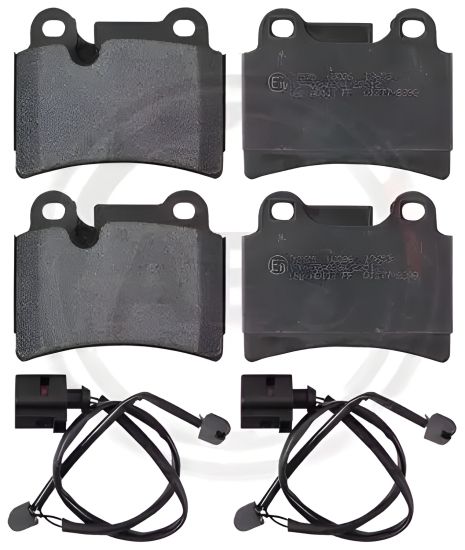 Комплект дисковых тормозных колодок для VW TOUAREG, A.B.S. (37575) Комплект дисковых тормозных колодок для VW TOUAREG, A.B.S. (37575)