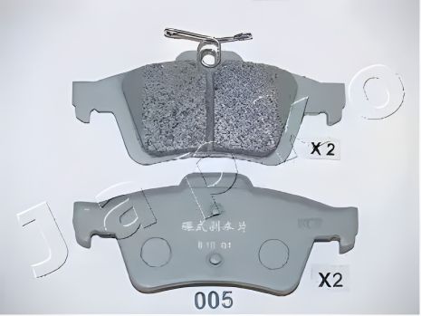 Комплект гальмівних колодок, дискове гальмо JAGUAR XF, CADILLAC BLS, Japko (51005)