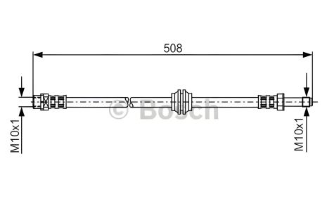 Гальмівний шланг для BMW 3, BOSCH (1987481331) Гальмівний шланг для BMW 3, BOSCH (1987481331)
