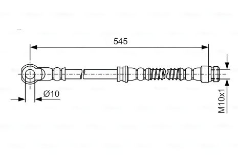 Шланг тормозной MITSUBISHI LANCER, BOSCH (1987481724) Шланг тормозной MITSUBISHI LANCER, BOSCH (1987481724)