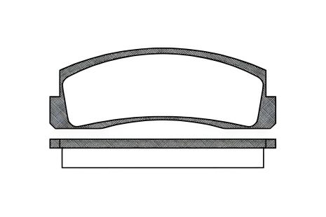 Тормозные дисковые колодки комплект для CHEVROLET NIVA, LADA NADESCHDA, REMSA (010300)