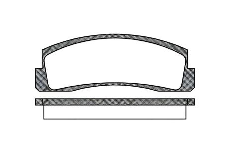 Гальмівні колодки, дискове гальмо CHEVROLET NIVA, LADA NADESCHDA, REMSA (010300) Комплект