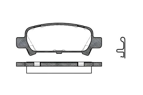 Комплект тормозных колодок SUBARU LEGACY, SUBARU OUTBACK, SUBARU FORESTER, WOKING (P629302) Комплект тормозных колодок SUBARU LEGACY, SUBARU OUTBACK, SUBARU FORESTER, WOKING (P629302)